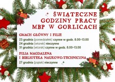 Przejdź do - Świąteczne godziny pracy MBP w Gorlicach